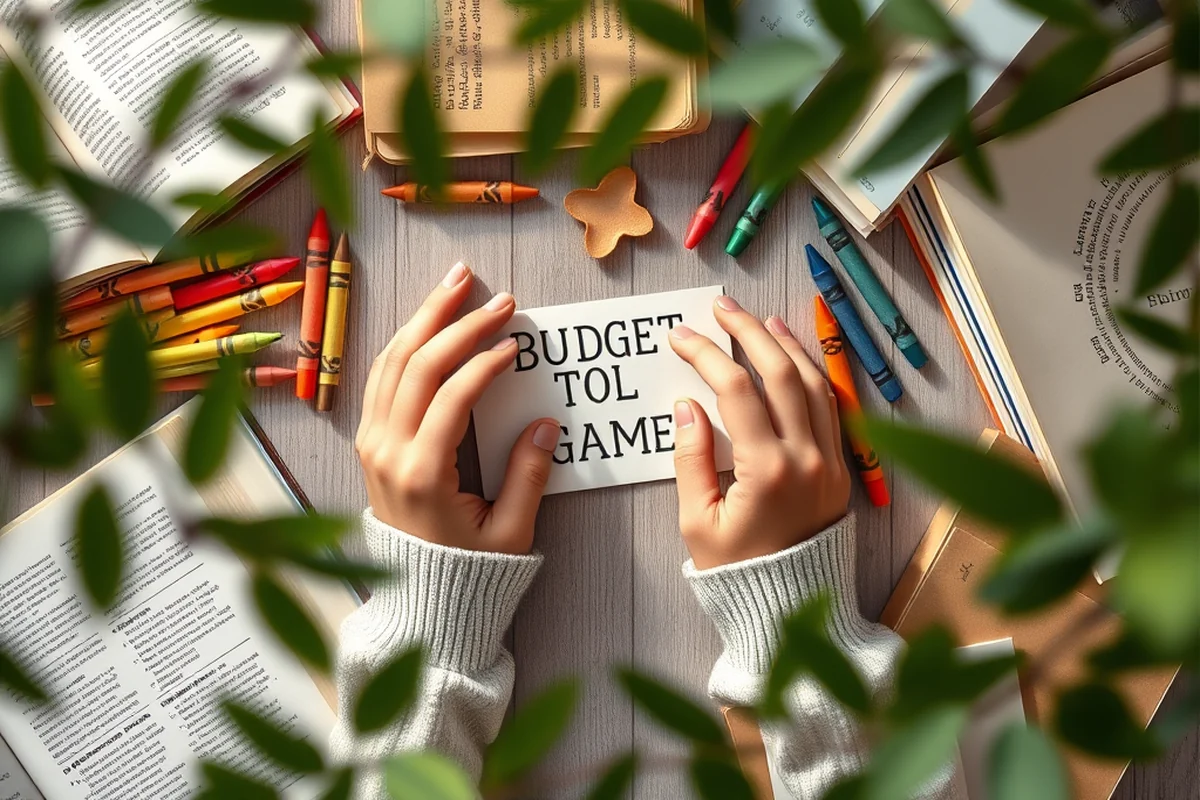 budget learning games printable — Budget Learning Games Printable (the finished result)