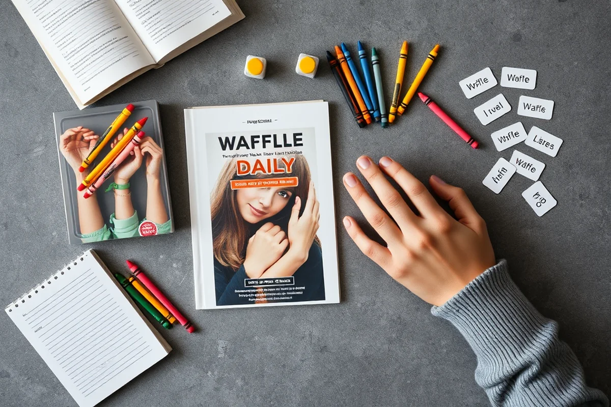 waffle daily word game — Waffle Daily Word Game (the finished result)